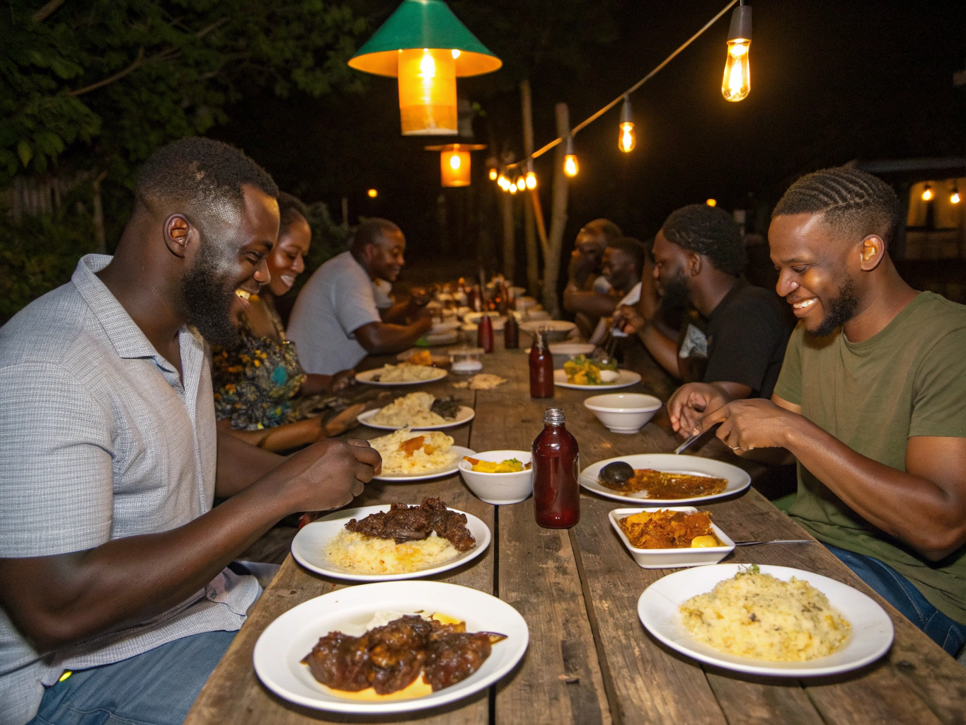 Fine Caribbean banquet catering presentation